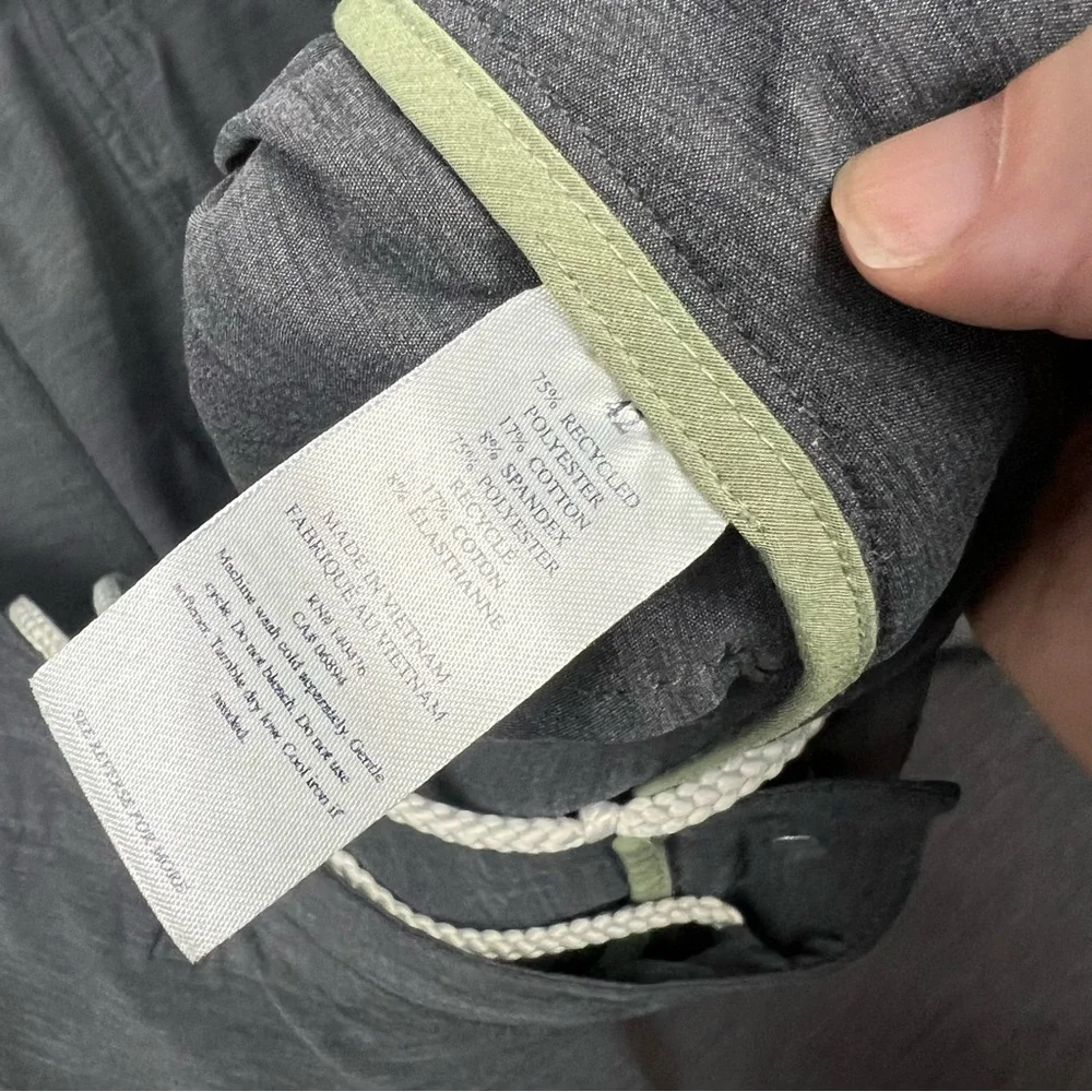 Faherty All Day Shorts Mens 42 Gray Stretch Lightweight